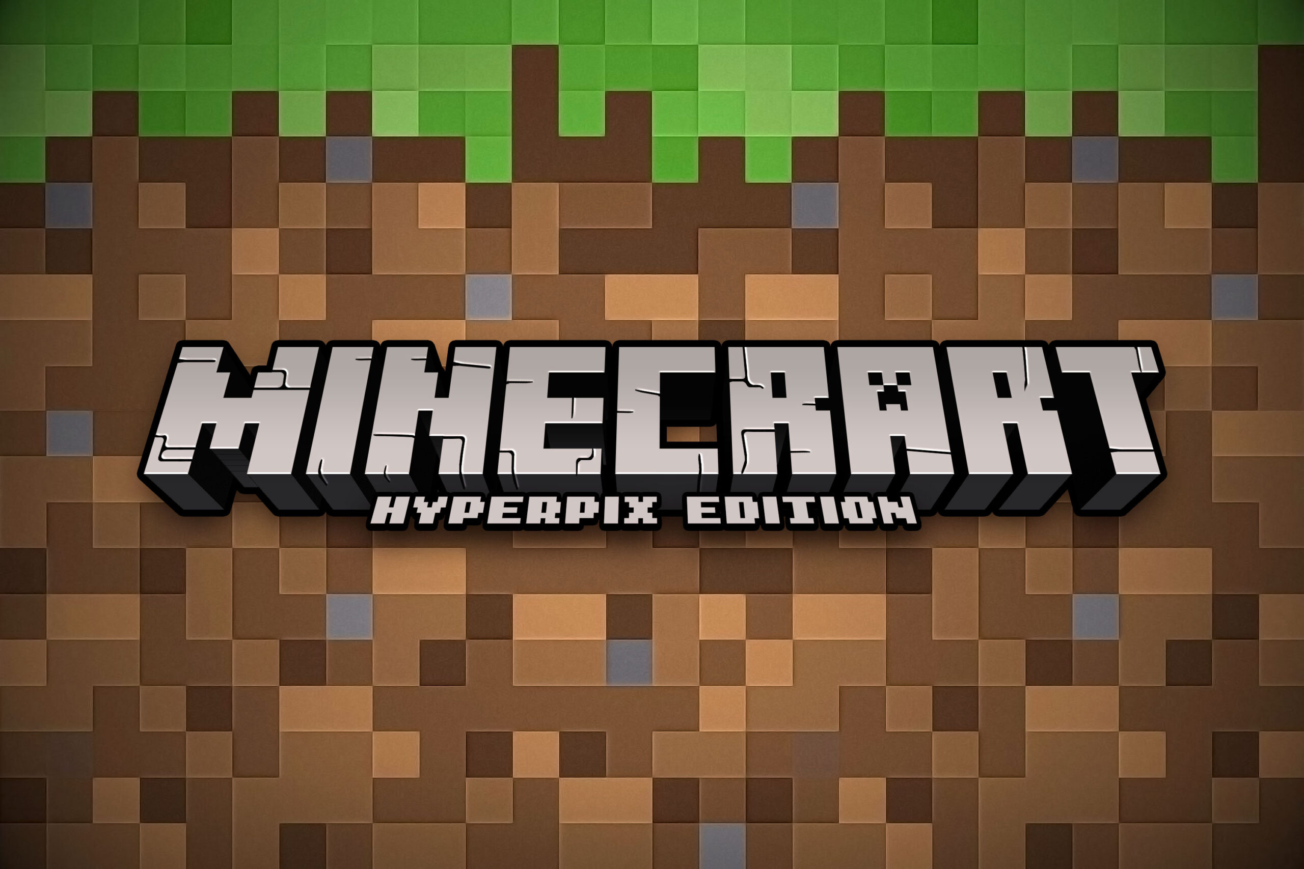 Minecraft Icon with Hyperpix Edition below it